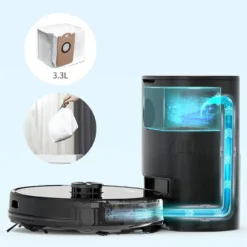 AIRROBO T10+ LDS Staubsauger Roboter 3-in-1 Saugroboter Mit Wischfunktion Saugroboter 2700Pa Mit Automatischer Absaugstation & Elektrische Kontrollwassertank -Rowesc Verkaufe 011133dce45570484b057d891f04c70a