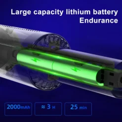 Kabelloser Mini Handstaubsauger, Auto Staubsauger, Mit 2 Ausläufen, 120W 6000PA Autostaubsauger, Nass/Trocken Funktion (Weiss) -Rowesc Verkaufe 071eef8f5f5967b52d3471b8f53e65fb