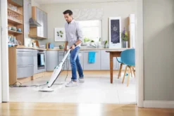 Leifheit Dampfreiniger CleanTenso Inkl. 2er Set Ersatz-Wischbezüge -Rowesc Verkaufe 0766078457c7a9f2d6875347d9c71994