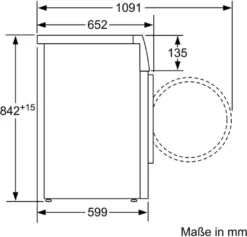 Siemens IQ700 WT47W5W0 Wärmepumpentrockner - Weiß -Rowesc Verkaufe 092c5f588a52c74bef9cbf58c69707ca