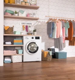 Gorenje WHP74EPS Waschmaschine - Freistehend - Frontlader - 7 Kg Fassungsvermögen - 1400 U/min. - AquaStop - Weiß - Wasserpegelsensor - 15 Programme - Kindersicherung -Rowesc Verkaufe 09dd443dbbf53568932f885735342716