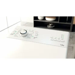 Bauknecht WAT Prime 550 SD N Toplader-Waschmaschine / 5,5 Kg / 1000 UpM/Kurz 15 /Startzeitvorwahl/leise Mit 60dB/ Mehrfachwasserschutz +/Kurz-Taste, Weiß -Rowesc Verkaufe 1730ca1cb239f5a92930cd5f7c76eda2