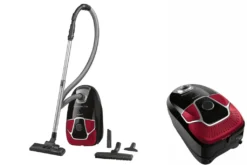 Rowenta RO6859 Silence Force Allergy+ Parkett Bodenstaubsauger Mit Beutel (Staubbeutelkapazität: 4,5 Liter, Allergy+ Filter Hält 99,98% Des Staubs Und Der Allergene Zurück) Schwarz/rot -Rowesc Verkaufe 1adca325ad9baf2d84f584aa93920351