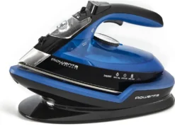 Rowenta DE5010 Dampfbügeleisen Ohne Schnur Mit Ladestation Blau Schwarz -Rowesc Verkaufe 1bbe152ae8f2c13e472c1ad230e4144f