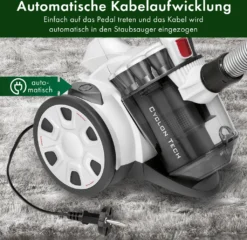 ProfiCare® Staubsauger Beutellos Für Parkett, Teppich, Fliesen, 700 Watt Bodenstaubsauger Mit HEPA-Filter, Staubsauger Ohne Beutel Inkl. 3 Bürsten Und 4-fach Mikrofiltersystem, PC-BS 3110 -Rowesc Verkaufe 1c31df979aaf06783af2ab553632d793