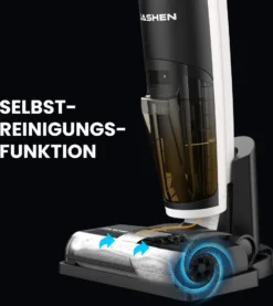 JASHEN F12 Nass Trockensauger Für Hartböden, Bis 35 Min Akku-Laufzeit, Selbstreinigungsfunktion, 800ml Frischwassertank, Kabelloser Bodenwischer, Standfunktion, LED-Display, Akku Saugwischer, Wischer -Rowesc Verkaufe 24c4ea04af042d43d654fe029efaeb9a