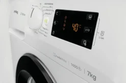 Privileg PWF MT 71484 Freistehende Waschmaschine, Frontlader, Weiß, , Schleuder, 1400 U/min, 7 Kg Fassungsvermögen, 59 KWh/100 Zyklen, 44 Liter/Zyklus, 53 DB Waschlautstärke, Inverter-Motor, 59,5 Cm Breite, Startzeitvorwahl, Wasserauslaufschutz -Rowesc Verkaufe 2733a45b0900f53d9aa53a11ba00f53c