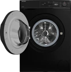 Sharp ES-W714IA-B1-DE Waschmaschine (7 Kg / 1400 U/Min) Mit LED Display, Inverter Motor, Überlaufschutz Und AquaStop (schwarz) -Rowesc Verkaufe 29370fb8bc662d772d3e2c0019b08912