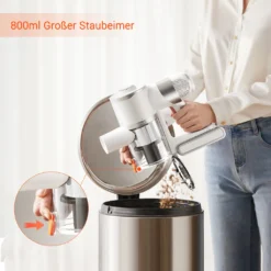 Ultenic U10 Pro Akku Staubsauger, 30KPa Kabelloser Staubsauger, 5-stufiges Filtersystem Staubsauger, 2200mA Abnehmbarer Akku, 4 In 1 Handstaubsauger Für Teppiche, Hartböden Und Tierhaare -Rowesc Verkaufe 2e089a5292e43987ba7d1469ce6f6631