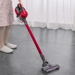 Juskys 2in1 Handstaubsauger & Akku Staubsauger - Beutellos & Kabellos – Bis 55 Min Laufzeit - Lithium-Ionen Akku, Wandhalterung & Ladestation – Rot -Rowesc Verkaufe 31cfa78eed801626387f6de3e8e7678f