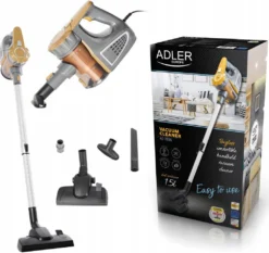 Adler Handstaubsauger AD 7036 Beutellos Autostaubsauger 1,5 L Düsenset