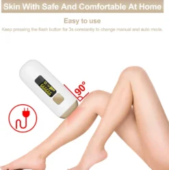 Laser Haarentfernungsgerät Für Frauen Und Männer Permanent Mit Eiskühlfunktion IPL Haarentfernung Zu Hause Upgraded Auf 999.999 Blitze Für Gesicht Achseln Beine Arme Bikini Linie,White -Rowesc Verkaufe 3ae5f309ebb4ab942b596eb4270db00a