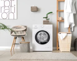 Bomann WA 7193 Waschmaschine, 9kg, 15 Waschprogramme, 1.400 U/min.(max), LED-Display, Kindersicherung, Hygiene Pro, Weiß -Rowesc Verkaufe 3b5da240379a4aeb8909f6c313b57f8f