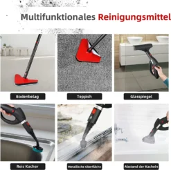Dampfreiniger, Multifunktions-Dampfreiniger 1500W 1,5L Wassertank, 4,87m Netzkabel, Mit 18 Zubehörteilen, Geeignet Für Fußböden, Autositze, Matratzen, Küchen, Badezimmer, Fenster, Teppiche Usw -Rowesc Verkaufe 3c9c7ec14a405756867e4aa005771700