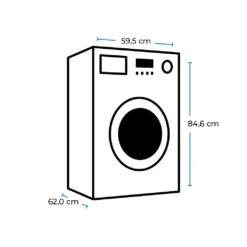 Exquisit Waschmaschine WA8014-030E Weiss | 8 Kg Fassungsvermögen | 1400 U/min -Rowesc Verkaufe 3ed9f5aae302978011746fa8e62399c8
