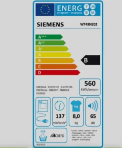 Siemens Kondenstrockner WT43N202 IQ300, 8 Kg -Rowesc Verkaufe 4547c96912a6550566db37fa7f37ad17