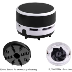 Mini-Sauger Batteriebetrieben Tischstaubsauger Klein Handstaubsauger Desktop Vacuum Cleaner Für Büro Zuhause Und Auto -Rowesc Verkaufe 46a6d5aae35516b9009d6f1760d47e44