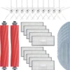Haltbarer Staubsauger-Ersatz Für Roborock S7-Reiniger-Ersatzteile (2 Walzenbürsten + 10 Seitenbürsten + 10 Filter + 6 Lappen)