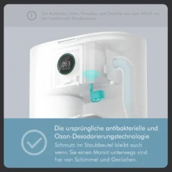 Roidmi EVE Plus Roboter Staubsauger Nass-Trocken-Saugroboter,50 Watt,2700pa Mit Sauberer Basis Und Beutel,Weiß -Rowesc Verkaufe 4cc969fb3d87f8e677f45888f69062e9