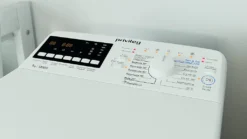 Privileg PWT E71253P N (DE) Toplader Waschmaschine / 7 Kg / 1152 UpM/Soft-Opening/Kurz 45‘/Startzeitvorwahl/Wolle-Programm/Wasserschutz/Bügelleicht-Option/Kindersicherung Weiß [ -Rowesc Verkaufe 4ee85f01d662265038f16e9ddfdad38e