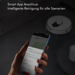 Roidmi EVE Plus Roboter Staubsauger Nass-Trocken-Saugroboter,50 Watt,2700pa Mit Sauberer Basis Und Beutel,Weiß -Rowesc Verkaufe 51cb51f51134afe281fe290a6403772a