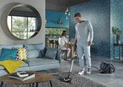 Rowenta RO7690 Silence Force Cyclonic Animal | Beutelloser Staubsauger | Vacuum-Cleaner | Sehr Leise | 2,5L Staubvolumen | Tierhaare | Auto | Schwarz/Blau -Rowesc Verkaufe 552b9fb4d1bb6da2c1760a4e8ed20355