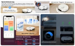 Roborock S7 Pro Ultra Staubsauger Roboter Mit Absaugstation Empty Wash Fill Dock Kindersicherung Saugroboter LiDAR APP(Upgrade Von Roborock S7,VS S7 Maxv Ultra/S8 Pro Ultra) -Rowesc Verkaufe 5971a9bc963ef4ddab3a819758e1fcec