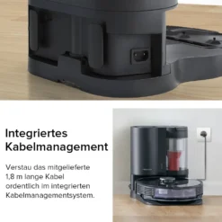 Roborock S7 + Staubsauger Roboter Mit Absaugstation Auto-Empty Dock (Saugleistung 2500Pa, Auto-Lifting-Mopp),Schwarz -Rowesc Verkaufe 59b9e9bf8ffb9e1eca5aa753616db39d