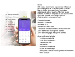 360 S6 Smart Saugroboter Staubsauger Automatisch APP 3200mAh Roboterstaubsauger Vacuum Reinigung Schwarz -Rowesc Verkaufe 5abacc4b79dabfe590e8c2db82e6131b