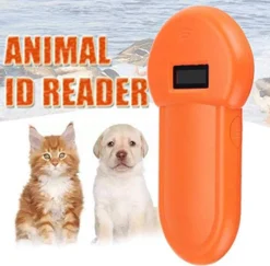 Tierchip Lesegerät, 134.2Khz ISO FDX-B Tierchip Hundeleser Mikrochip Handtier Scanner, Tier ID Leser Eingebauter Summer Und LCD, USB-Ladevorgang, Für Haustier Identifikations Management