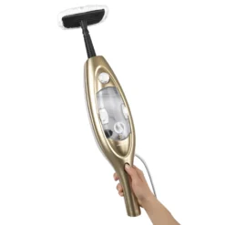CLEANmaxx Dampfbesen - Mit Knickgelenk - Gold/weiß Dampfreiniger Steam Hygiene Fliesen Küche Bad Reinigung -Rowesc Verkaufe 603504f6034eb9daab799997eb7b1efc