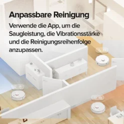 Roborock S7 Staubsauger Sonic Saugroboter Kehrroboter Kindersicherung LiDAR APP EU Weiß -Rowesc Verkaufe 60e825f0fc42a26278f359db7b324f36