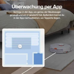 Roborock S7 Staubsauger Sonic Saugroboter Kehrroboter Kindersicherung LiDAR APP EU Weiß -Rowesc Verkaufe 63e8eaa0156966467cece097d1dfb125