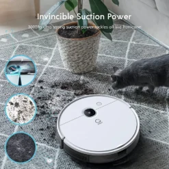 Yeedi Vac Station 3 In 1 Staubsauger Roboter Mit Auto-Empty Dock Intelligente Staubabsaugung Visuelle Navigation App Weiß -Rowesc Verkaufe 64b039300f8f6e56515b531c2c9905f6