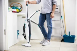 Leifheit Dampfreiniger CleanTenso Inkl. 2er Set Ersatz-Wischbezüge -Rowesc Verkaufe 6be0f4f5498163cdceada789506555cb