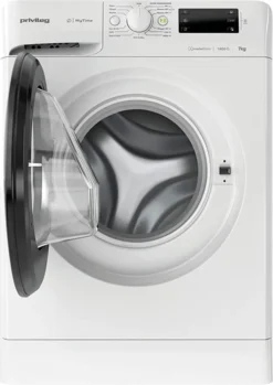 Privileg PWF MT 71484 Freistehende Waschmaschine, Frontlader, Weiß, , Schleuder, 1400 U/min, 7 Kg Fassungsvermögen, 59 KWh/100 Zyklen, 44 Liter/Zyklus, 53 DB Waschlautstärke, Inverter-Motor, 59,5 Cm Breite, Startzeitvorwahl, Wasserauslaufschutz -Rowesc Verkaufe 6f76847d5848103ff79cfbc3d4c21008