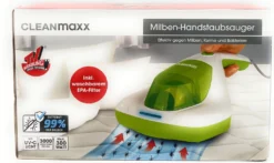 CLEANmaxx Milben-Handstaubsauger Kompakt Mit UV-C Licht - Weiß/limegreen -Rowesc Verkaufe 70b83c3703644505950bde877a1e1158