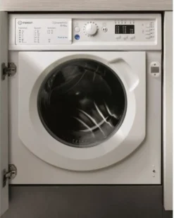 INDESIT BIWDIL861484EU Eingebauter Waschtrockner - Waschen 8 Kg / Trocknen 6 Kg - Einführung - 1400 U / Min - Weiß