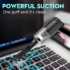 Tastaturreiniger, Leistungsstarker Wiederaufladbarer Mini-Staubsauger, Kabellos, Tragbares Staubsauger-Werkzeug Zur Reinigung Von Staub, Haaren, Krümeln, Schrotten Für Laptop, Klavier, Computer, Auto, Make-up-Tasche, Haustierhaus,Black -Rowesc Verkaufe 767ef35c6db8ee56e3c97bd66d2e1899