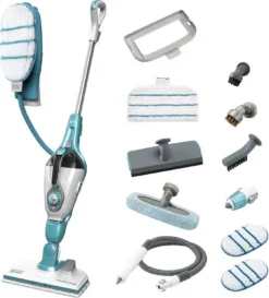 Black & Decker FSMH1321JSM, Tragbarer Dampfreiniger, 0,5 L, Türkis, Weiß, 6 M, 1300 W, Harter Boden -Rowesc Verkaufe 7986e9062f4a85c7a59a62d8ef1be963