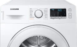 Samsung Wärmepumpentrockner DV80TA020TE/EG, Wechselbarer Türanschlag, Knitterschutz, Optimal Dry, Komfort 2-in-1-Filter, Super Kurz ‘35, 8 Kg, Weiß -Rowesc Verkaufe 7a1c685802c415d1bdc4f867f0a9578e