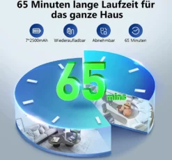 Akku Staubsauger-Staubsauger 30KPA/480W,S7 Staubsauger Kabellos,Starke Saugleistung Bis Zu 65 Min Laufzeit, 7-in-1 Staubsauger Beutellos, Smartes Touch Display, 180 ° Faltbar, 4 Leistungstufe -Rowesc Verkaufe 8070ad2b9fe7acd7350aadb2f6480746