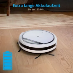 MEDION Saugroboter Mit Ladestation E32 (Modell 2021, Roboterstaubsauger Für Hartböden, Fliesen, Laminat, Tierhaar Optimiert, Direktabsaugung, Autom. Rückkehr Zur Ladestation) -Rowesc Verkaufe 84cd70c00104a3da3bb51499e6c15915