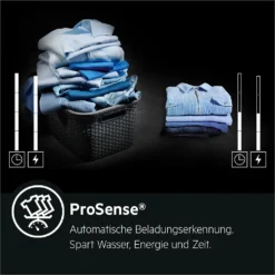 AEG L7WEF80600 Waschtrockner / 10 Kg Waschen / 6 Kg Trocknen / E / Energiesparend / Nachlegefunktion / ProSteam - Auffrischfunktion / Kindersicherung / 1600 U/min [] -Rowesc Verkaufe 8647ccefdca6e2b8eb366750a3a6dc5b