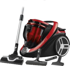 Rowenta RO7649 Silence Force Cyclonic Parkett | Beutelloser Staubsauger | Vacuum-Cleaner | Sehr Leise | 2,5L Staubvolumen | Tierhaar | Auto | Schwarz/Rot -Rowesc Verkaufe 8cc6a303bc4f396ad5f47749e7127b75