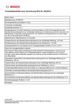 Bosch Serie | 4, Wärmepumpentrockner, 8 Kg WTH85VH0 -Rowesc Verkaufe 8de38c612e958f94c70ecaeb3b0c311a