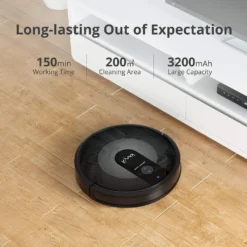 Kyvol Staubsauger Roboter 2200Pa Saugleistung, Saugroboter Mit Raumkarte, 150Min. Laufzeit,Sprachsteuerung,inkls. Magnetstreifen, Reinigt Hartböden, Teppiche, Tierhaare -Rowesc Verkaufe 8f78161a194c249ec8135c6df8e380a0