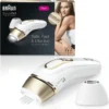 Braun Silk-Expert Pro 5 PL5117 IPL-Haarentfernungsgerät Für Dauerhaft Sichtbare Haarentfernung, Weiß & Gold