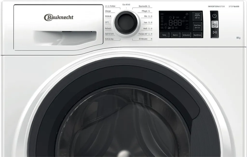 Bauknecht WM Elite 8FH A Waschmaschine 8kg Frontlader 1400U/Min 5 Bauknecht WM Elite 8FH A Waschmaschine 8kg Frontlader 1400U/Min – Bild 3