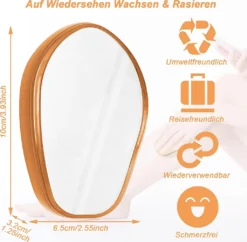 NEU Crystal Haarentferner, Nano Epilierer Für Damen Herren Wiederverwendbarer Magic Crystal Haarentferner Stein Für Körper Beine Arme Rücken Peeling -Rowesc Verkaufe a0903725c4191a5420d6042073cb5a82